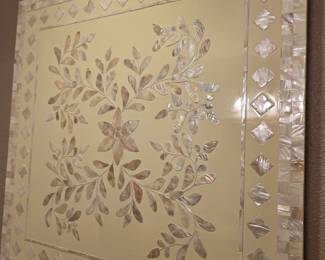 Beautiful mother of pearl wall art