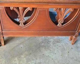 Mahogony Twin Footboard - Set of 2 available - Comes with side rails