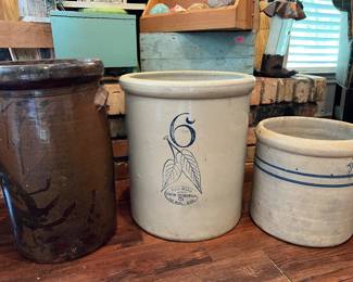Stone crocks