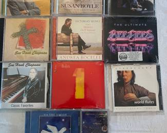 CD’s for your pleasure. 