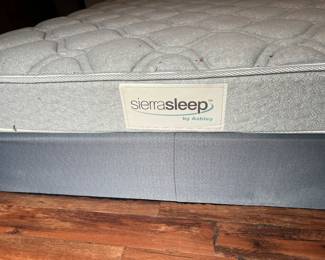 Full size mattress and boxspring. In great condition.