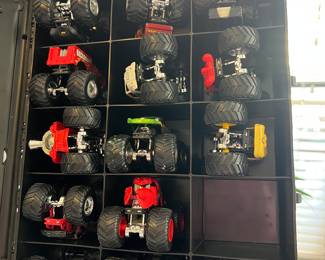 These are the monster jam cars inside the box