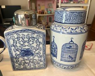 Pretty blue and white decorative HomeGoods