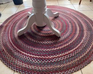 Clothes above the rug