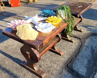 $15 ea - wood benches