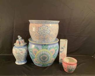 Asian Inspired Planters More 
