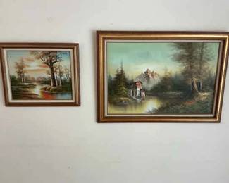 Oil Paintings By Kenton And Friend