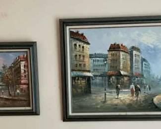 Parisian Oil Paintings