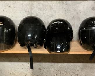 4 Motorcycle Helmets Visors