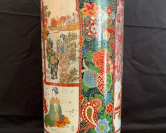 Ceramic Geisha Umbrella Stand