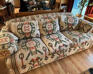 Drexel Heritage Southwest Style Upholstered Love Seat & Matching Couch