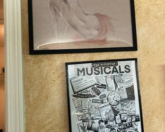 Framed Classical Figure Study II Print by Ethan Harper, Framed The History of Musicals Print
