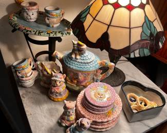 1990s Mercuries Bunny Tea Set