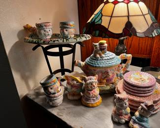 1990s Mercuries Bunny Tea Set