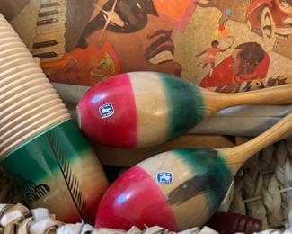 Wood Guiro Instrument, Peruvian Gourd Guiro, Authentic Mexican Maracas