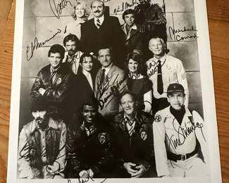 Hillstreet Blues Cast Autographed Photo