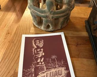 Circle of Friends Pottery Candleholder