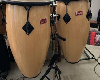 Pulse Percussion Conga Drums with Stand