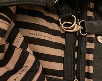 Kelsi Dagger Studded Black Leather Bag