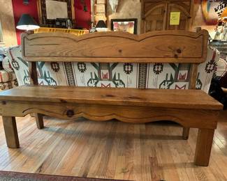 Borkholder Amish Crafted Wooden Bench
