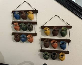 Clay Pitchers Decorative Wall Hangings 