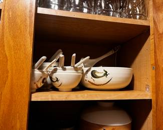 Melamine Miso Soup Bowls & Serving Bowl Set