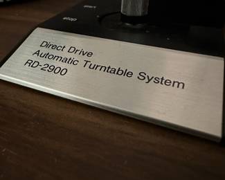 Panasonic Direct Drive Automatic Turntable – RD-2900 