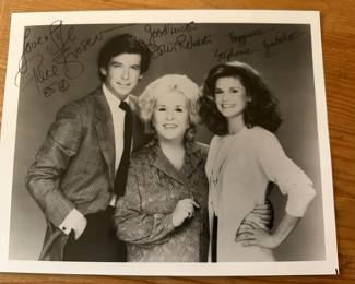 Remington Steele Cast Autographed Photo