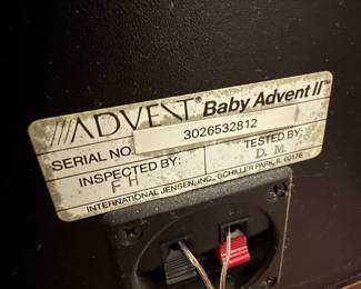 Baby Advent II Speaker
