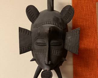 Wooden Tribal-Style Mask