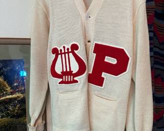 Circa 1950s Byr Kay 100% Wool Letterman Cardigan