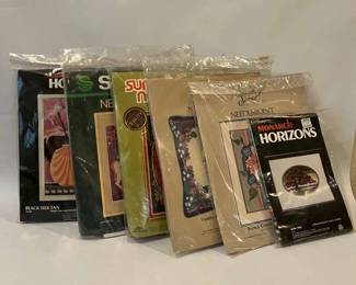 Needlepoint CrossStitch Kits  Sealed  Opened Mixed Designs