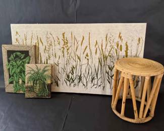 Natural Botanical Wall Art Boho Decor Set