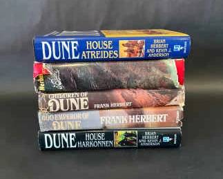 5 Dune Books Frank Herbert  Brian Herbert Kevin J. Anderson  SciFi Classics