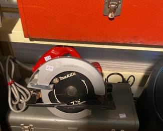 Vintage Tool Boxes, Makita Circular Saw 7 1/4