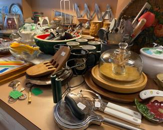 Kitchen Items GALORE, bowls, cups, small hand tools