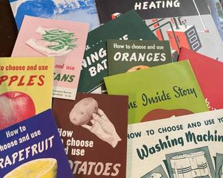 Vintage U.S. Dept of agriculture advertising from the 50s, great for a country kitchen