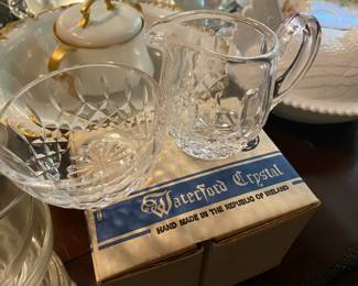 Waterford Crystal Cream and Sugar