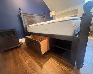 Universal Twin Captain Storage Bed