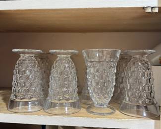 Fostoria clear glasses