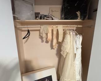 Antique wedding dress bride and groom outfits