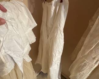 Antique wedding dress pieces 