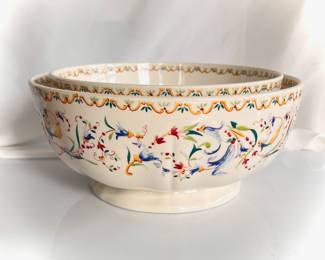 French Gien Toscana Serving Bowls Vegetable Bowls Set Of 2 