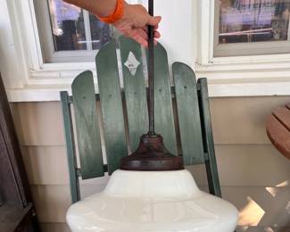 Old Large Farmhouse/Schoolhouse Chandelier