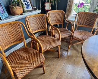 Antique 4 chairs