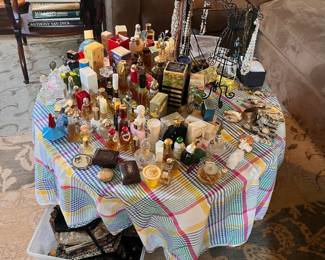 VTG Perfumes Jewelry-VTG Compacts etc.