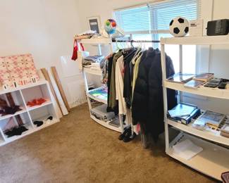 Women's & Men's clothing, Bedding, LAMINATION Art, Frames, Office supplies and misc
