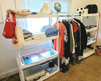 Women's & Men's clothing, Bedding, LAMINATION Art, Frames, Office supplies and misc