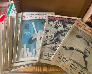 Sports paper from 1964, 1968 and the 70’s