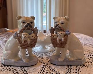 Fitz and Floyd Staffordshire bulldogs